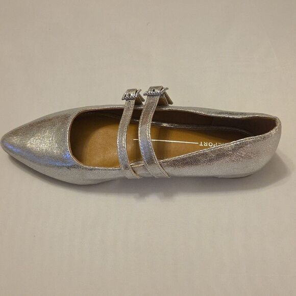 BRAND NEW REPORT DOUBLE STRAP POINTED TOE WOMEN'S FLAT - Picture 13 of 15